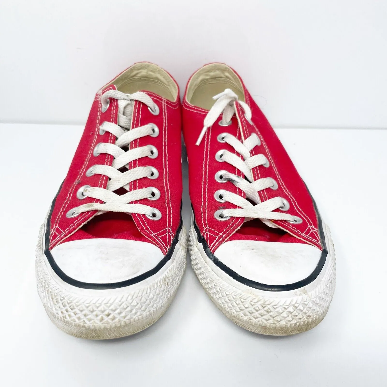 Converse Unisex CT All Star Ox M9696 Red Casual Shoes Sneakers Size M 6.5 W 8.5