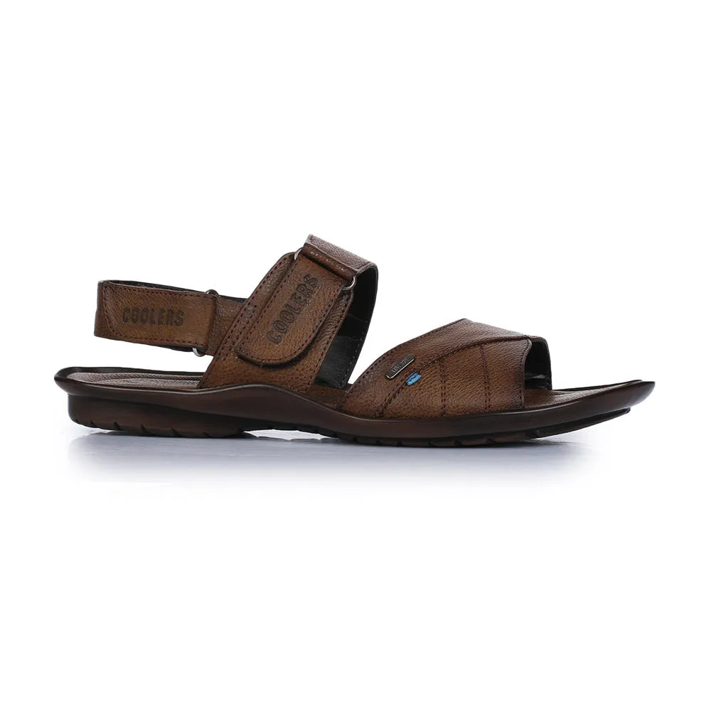 Coolers Formal Brown Sandals For Men LAF-202N By Liberty