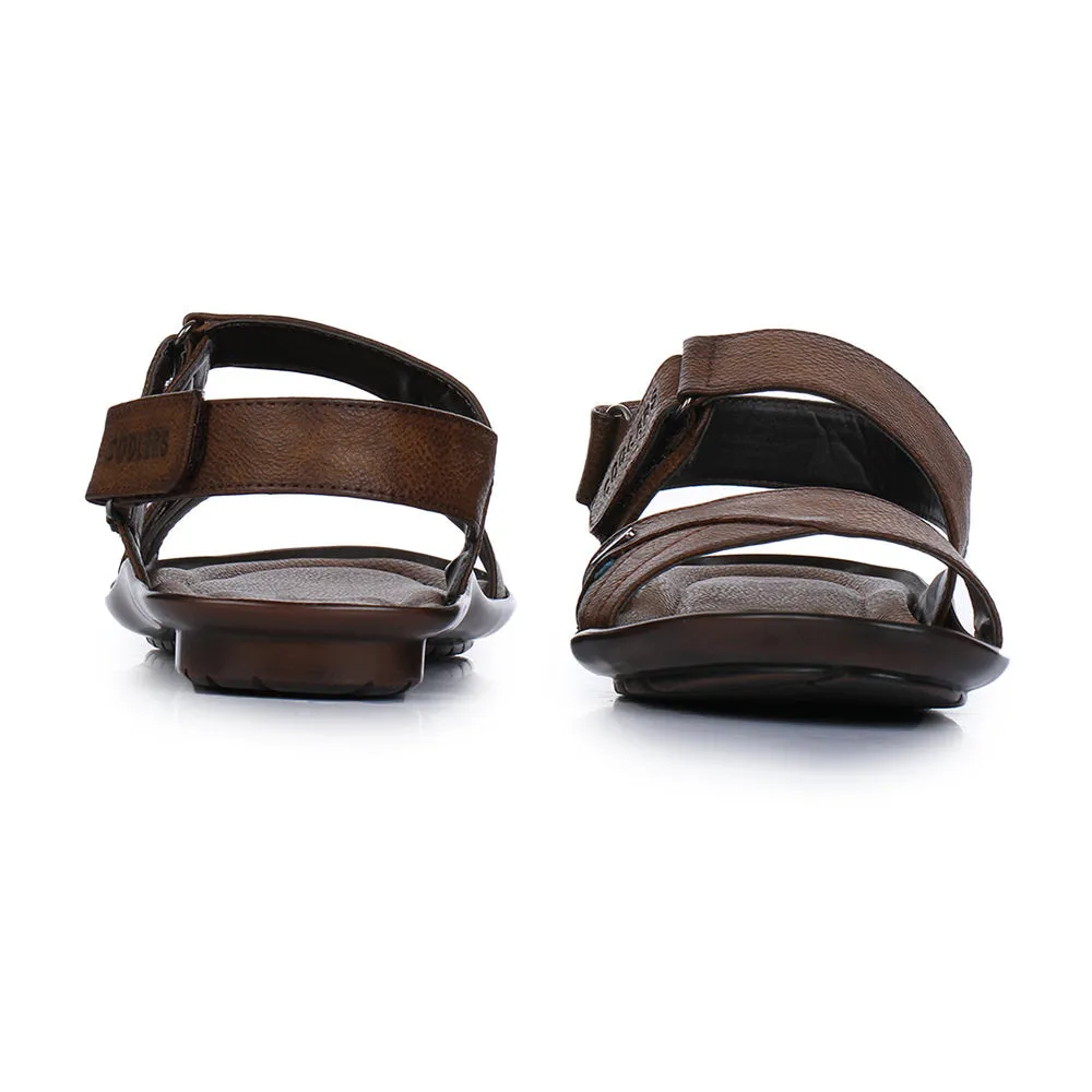 Coolers Formal Brown Sandals For Men LAF-202N By Liberty