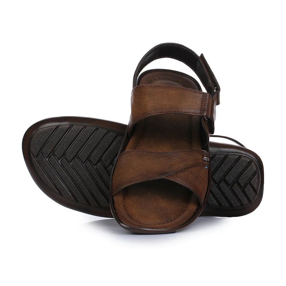 Coolers Formal Brown Sandals For Men LAF-202N By Liberty