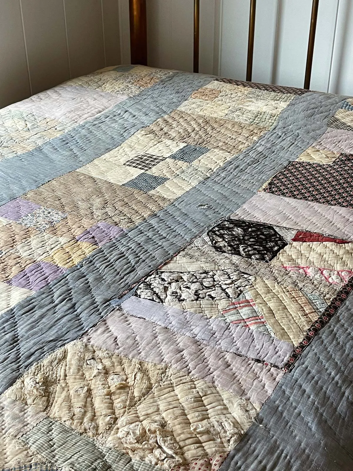 Cotton Feedsack Quilt