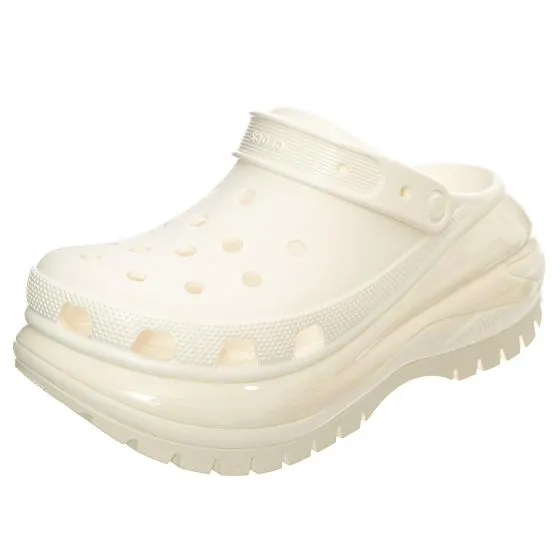 CROCS M' Classic Mega Crush Clog W WHI Sandals