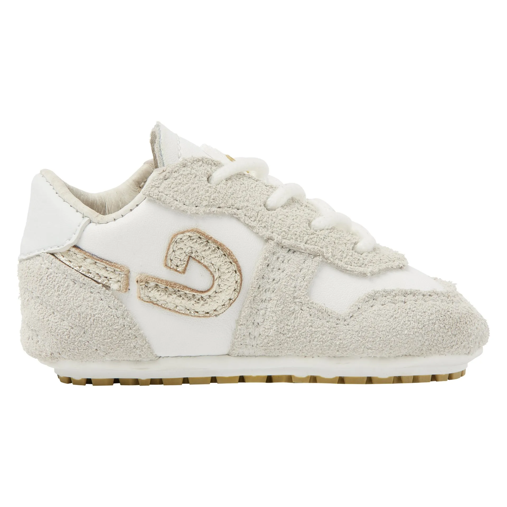 Cruyff - Faas Junior Baby Shoes - White/ Gold