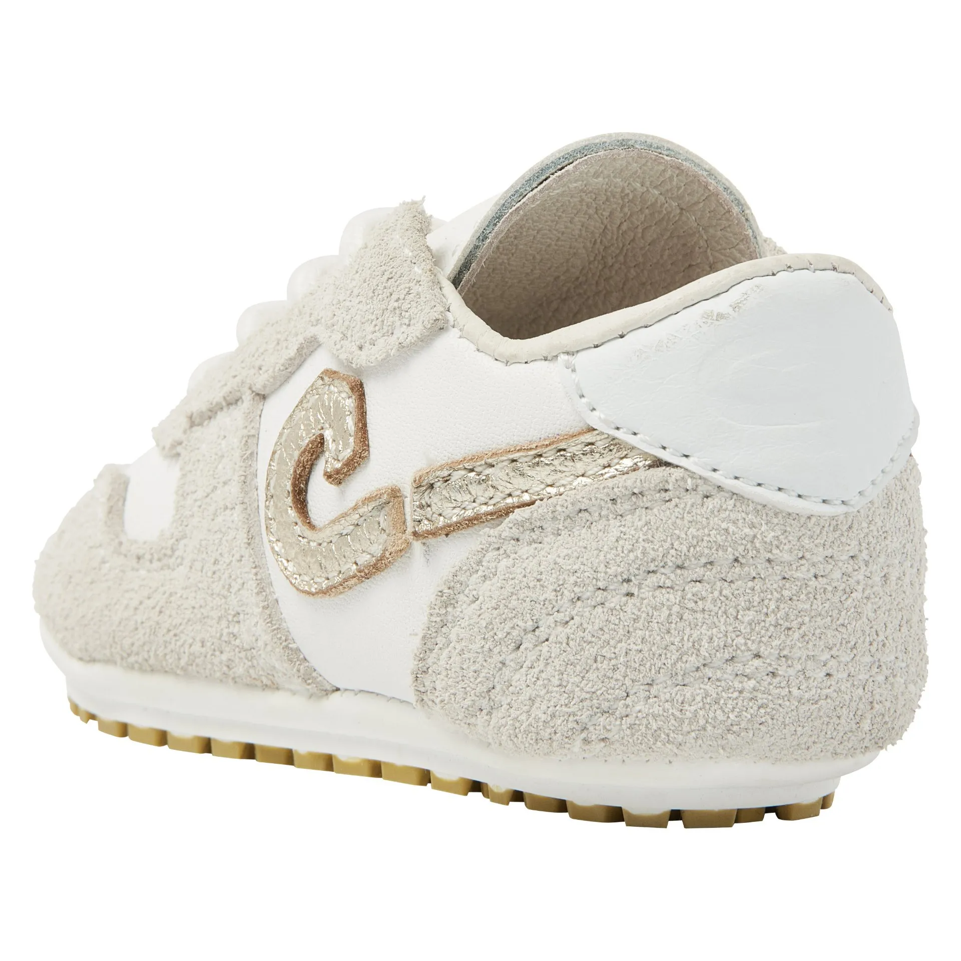 Cruyff - Faas Junior Baby Shoes - White/ Gold