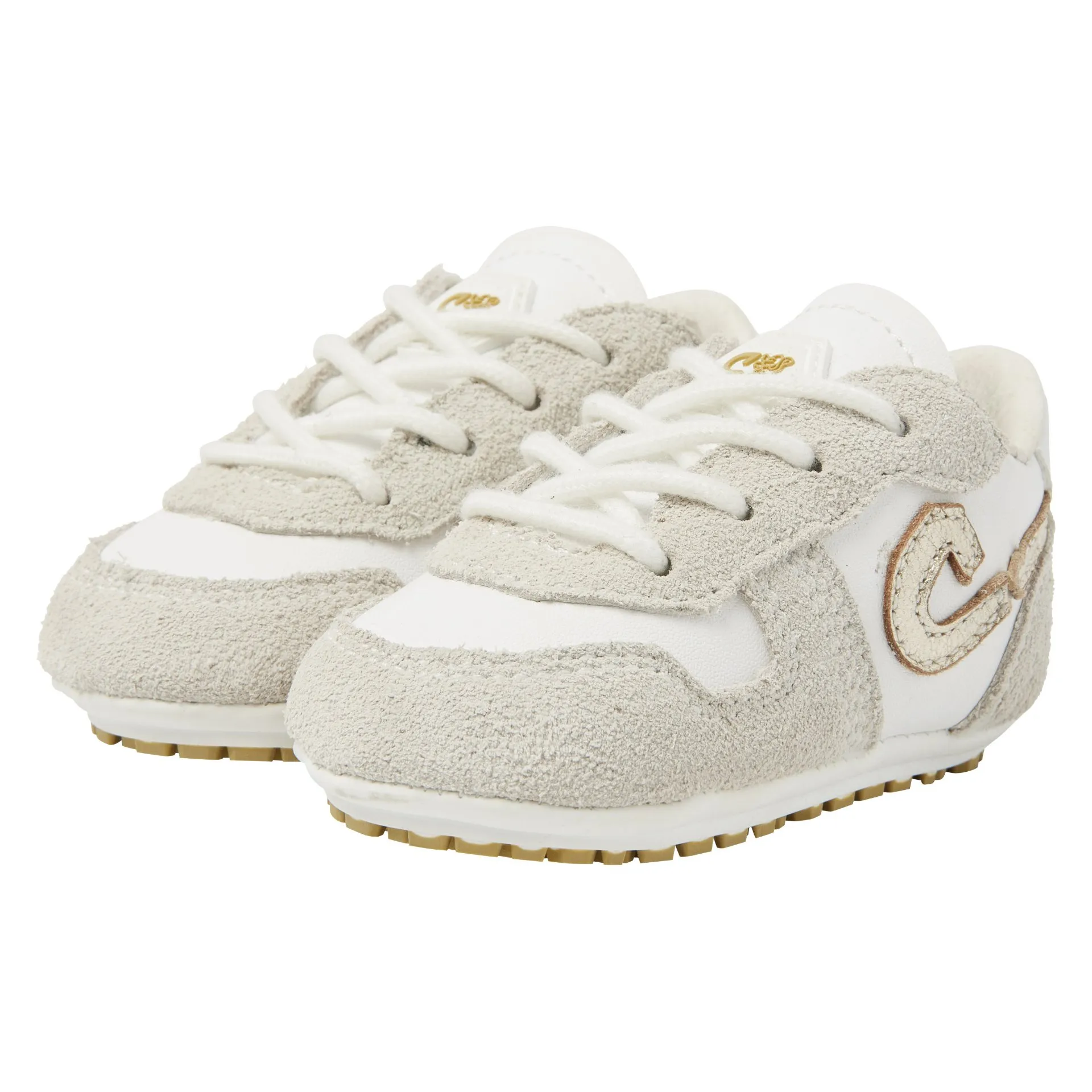 Cruyff - Faas Junior Baby Shoes - White/ Gold