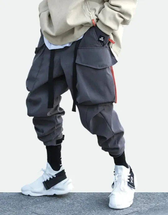 Cyber Mist Cargo Pants - Grey