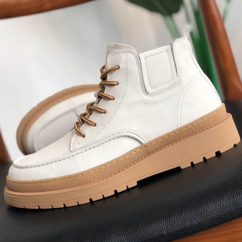 Daechi Gum Sole Lace Up Boots