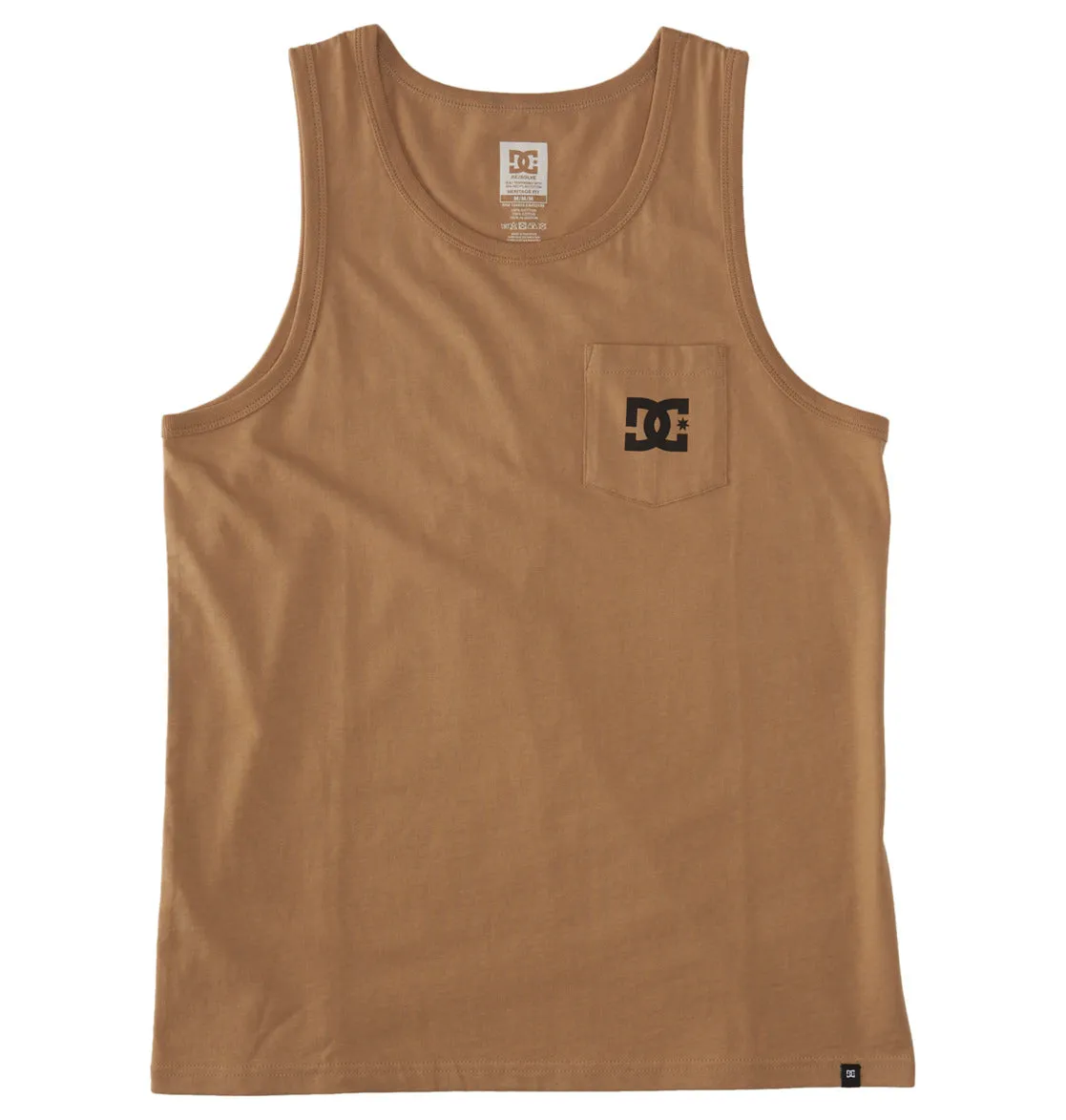 DC Shoes Mens DC Star Pocket Crew Neck Vest Top