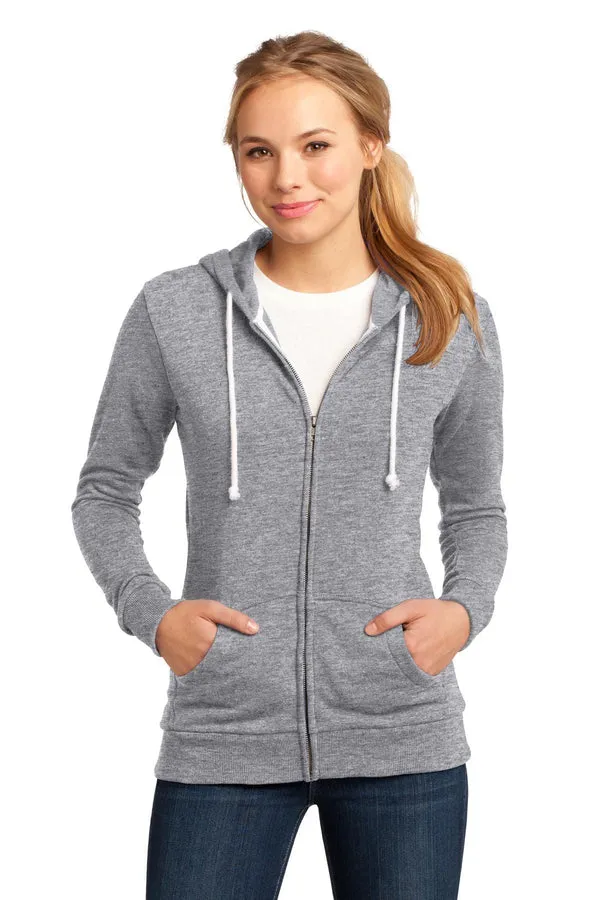 DISCONTINUED  District ®  - Juniors Core Fleece Full-Zip Hoodie DT290
