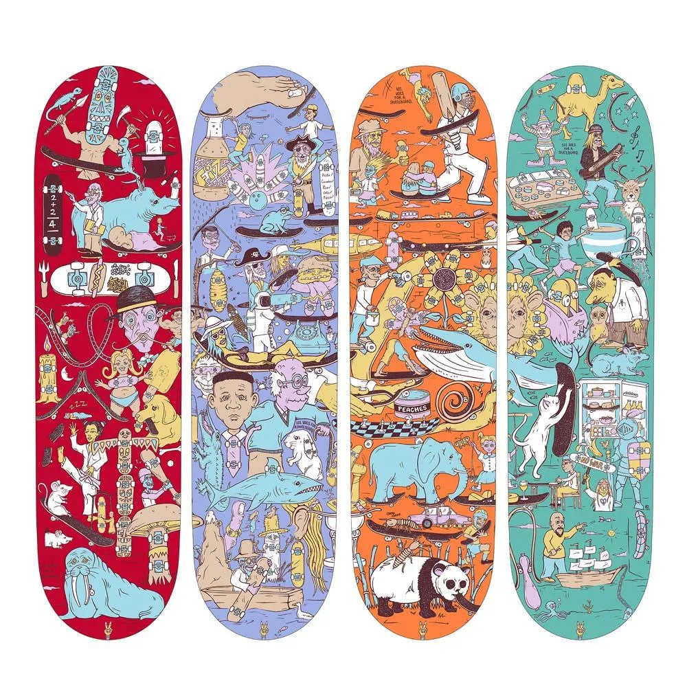 Drawing Boards Skateboard Deck 101 Series Skateboard Deck 2 8.25