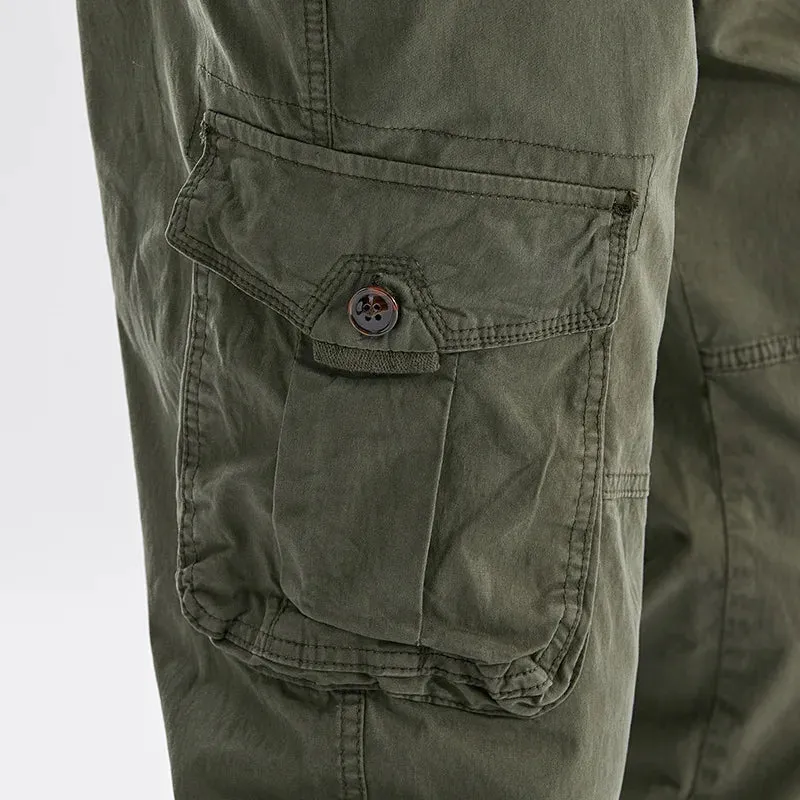 Drawstring Multi Pockets Cargo Pants