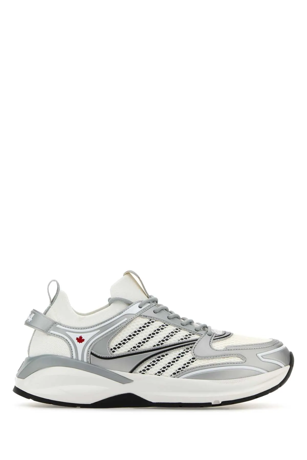 Dsquared Multicolor Fabric, Mesh And Rubber Dash Sneakers