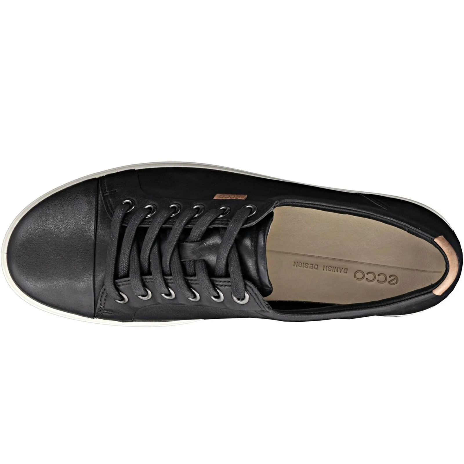ECCO Womens Soft 7 Leather Trainers