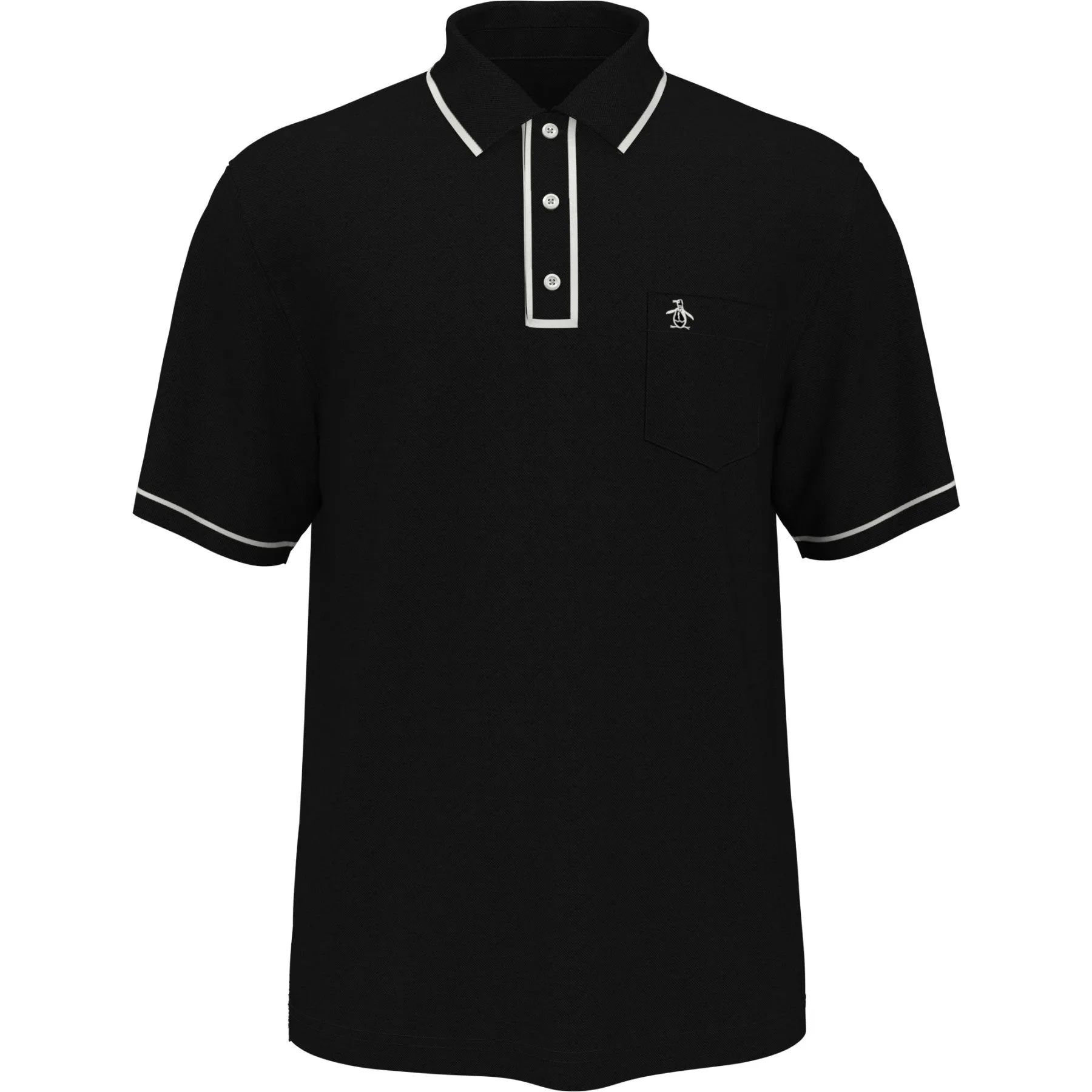 Eco Performance Earl Golf Polo Shirt In Caviar