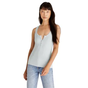 Elle Brushed Rib Henley Tank