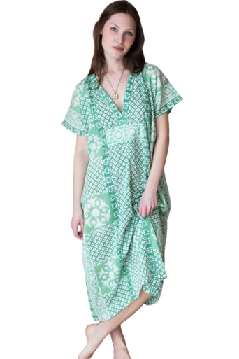 Emerson Fry Daughters Caftan, Dark Green