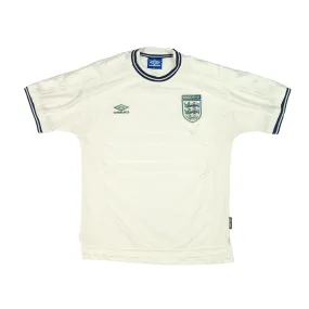 England 1999/2001 Original Umbro Home Football Shirt Medium