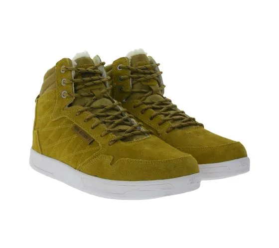 Ente Parco di K1X | Sneakers invernali Kickz H1top con fodera in pelo di peluche in pelle scamosciata 6193-0601/7730 marrone chi