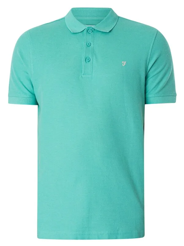 Farah Cove Polo Shirt - Lake Green