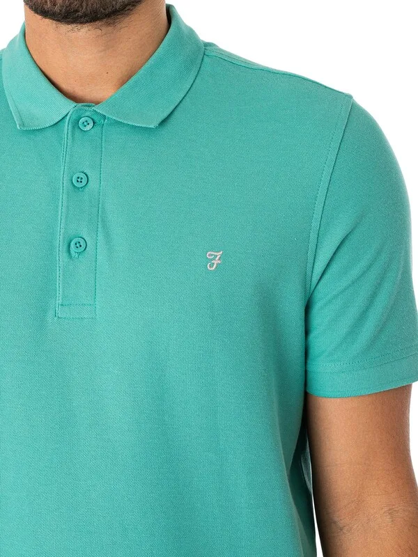 Farah Cove Polo Shirt - Lake Green