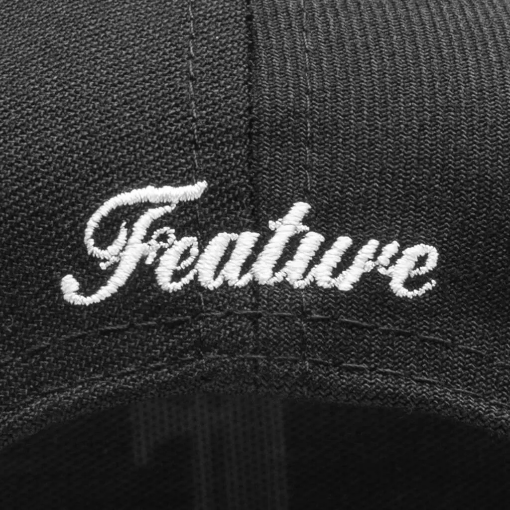 Feature x New Era 9Fifty A-Frame Snapback - Black