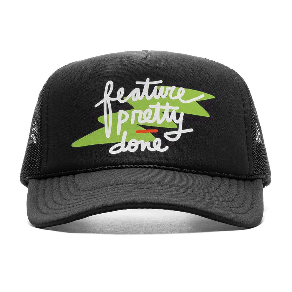 Feature x Pretty Done Lightning Trucker - Black