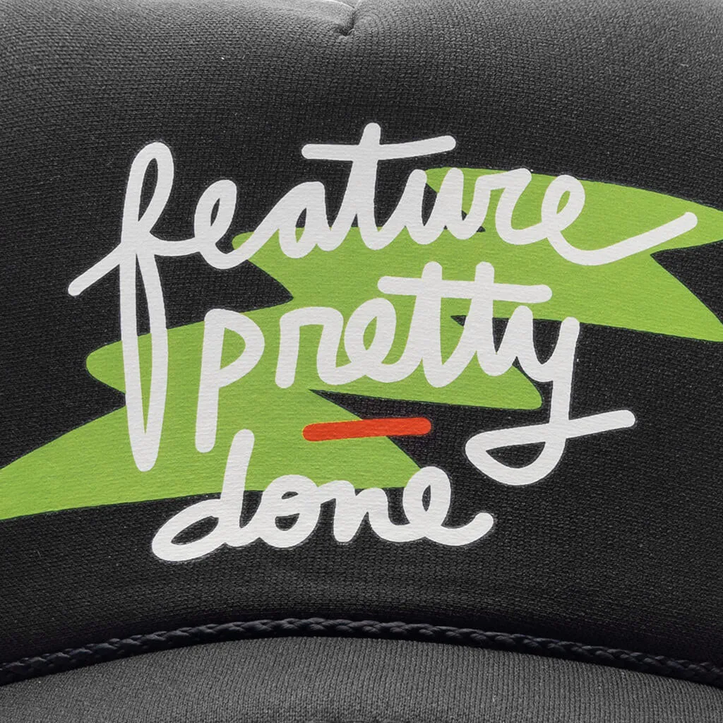 Feature x Pretty Done Lightning Trucker - Black