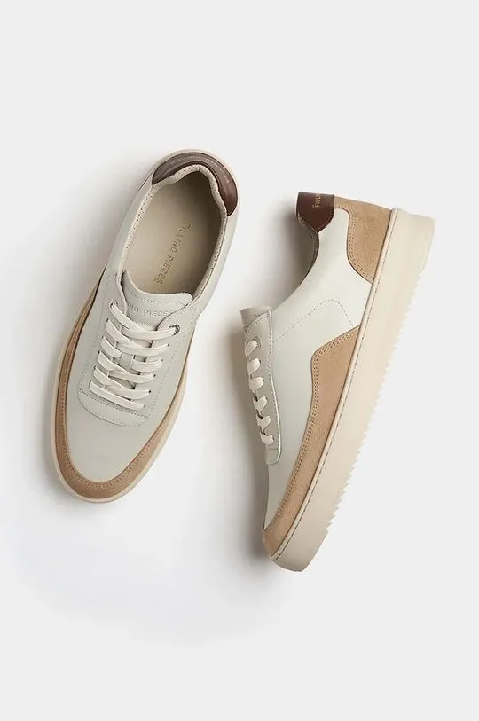 Filling Pieces leather sneakers Mondo Squash beige color 46733331406