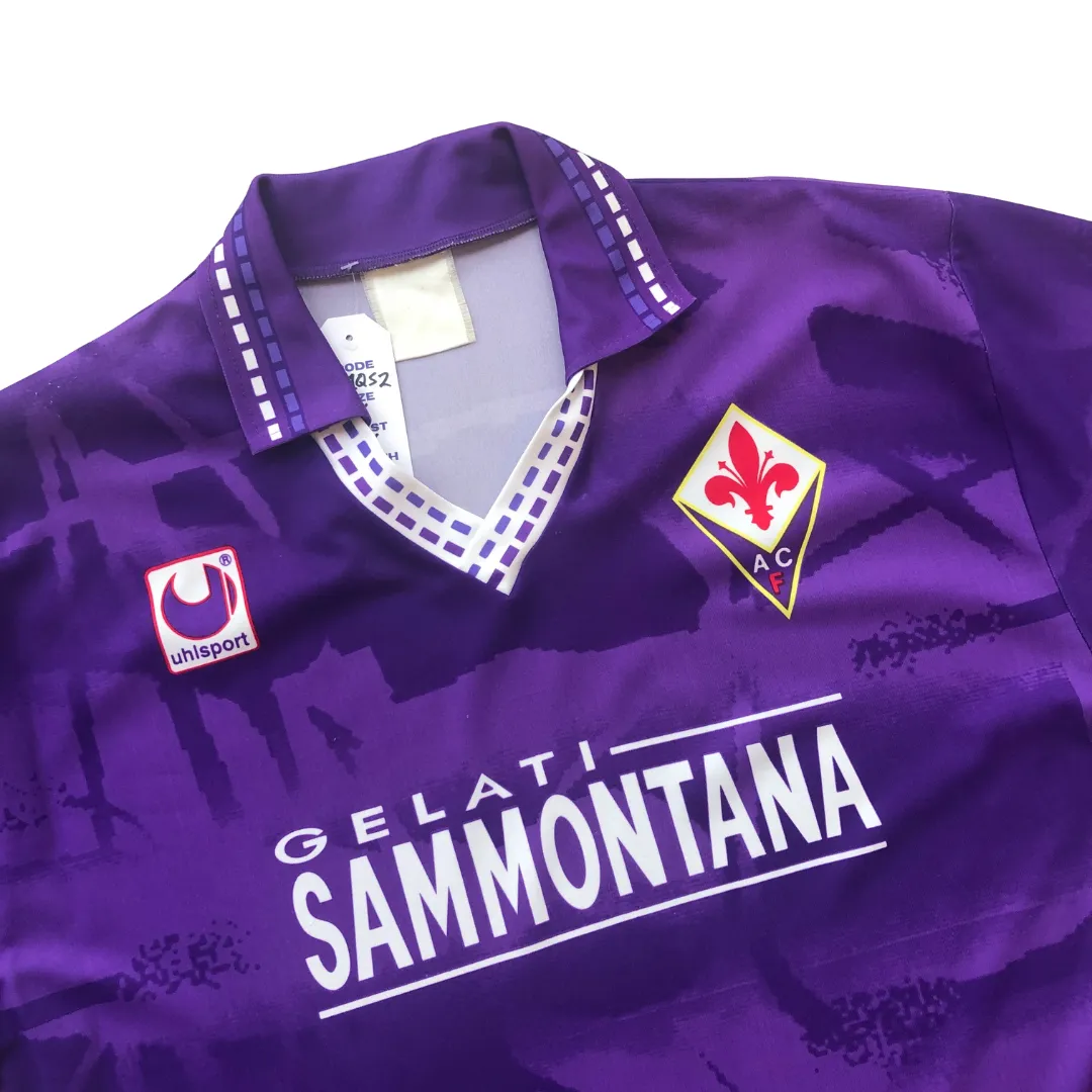 Fiorentina ORIGINAL 1994/1995 Uhlsport Home Football Shirt Large