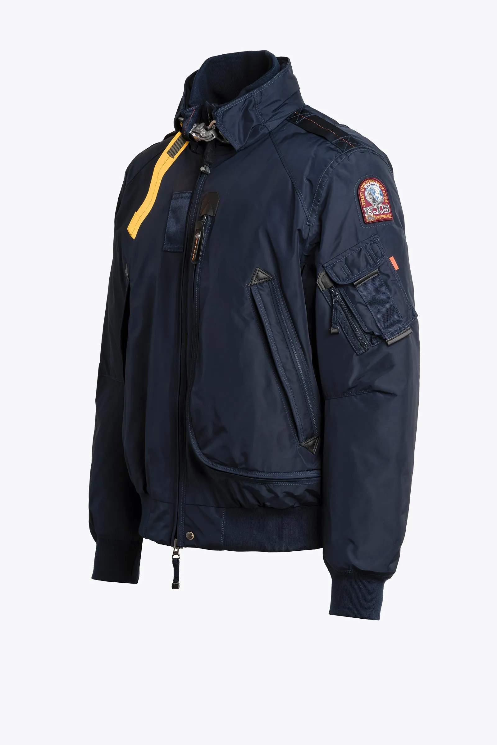 Fire Man Down Bomber Jacket Blue Navy