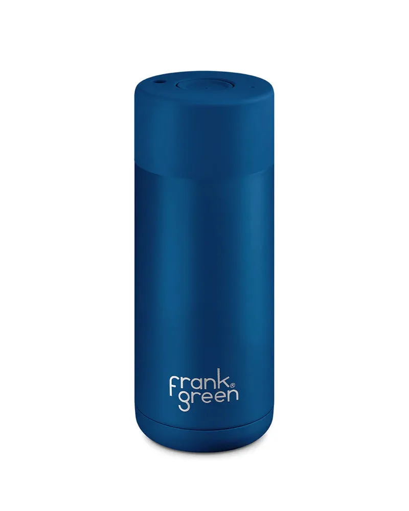 Frank Green 16oz Reusable Ceramic Cup Deep Ocean