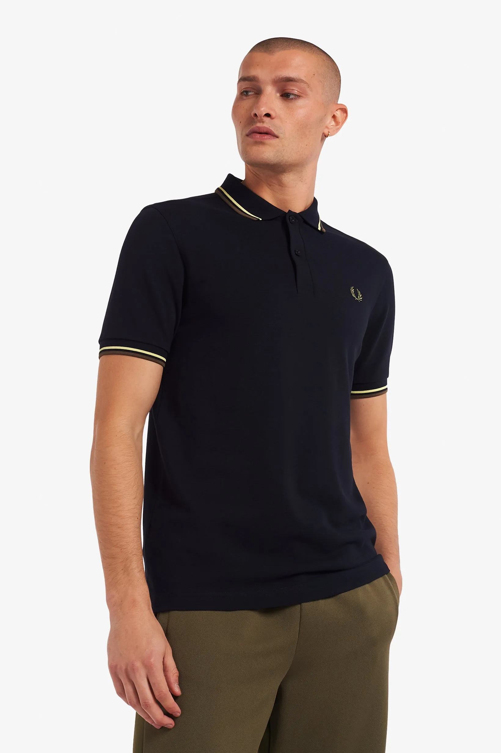 Fred Perry Polo Navy / Waxyel / Milgr