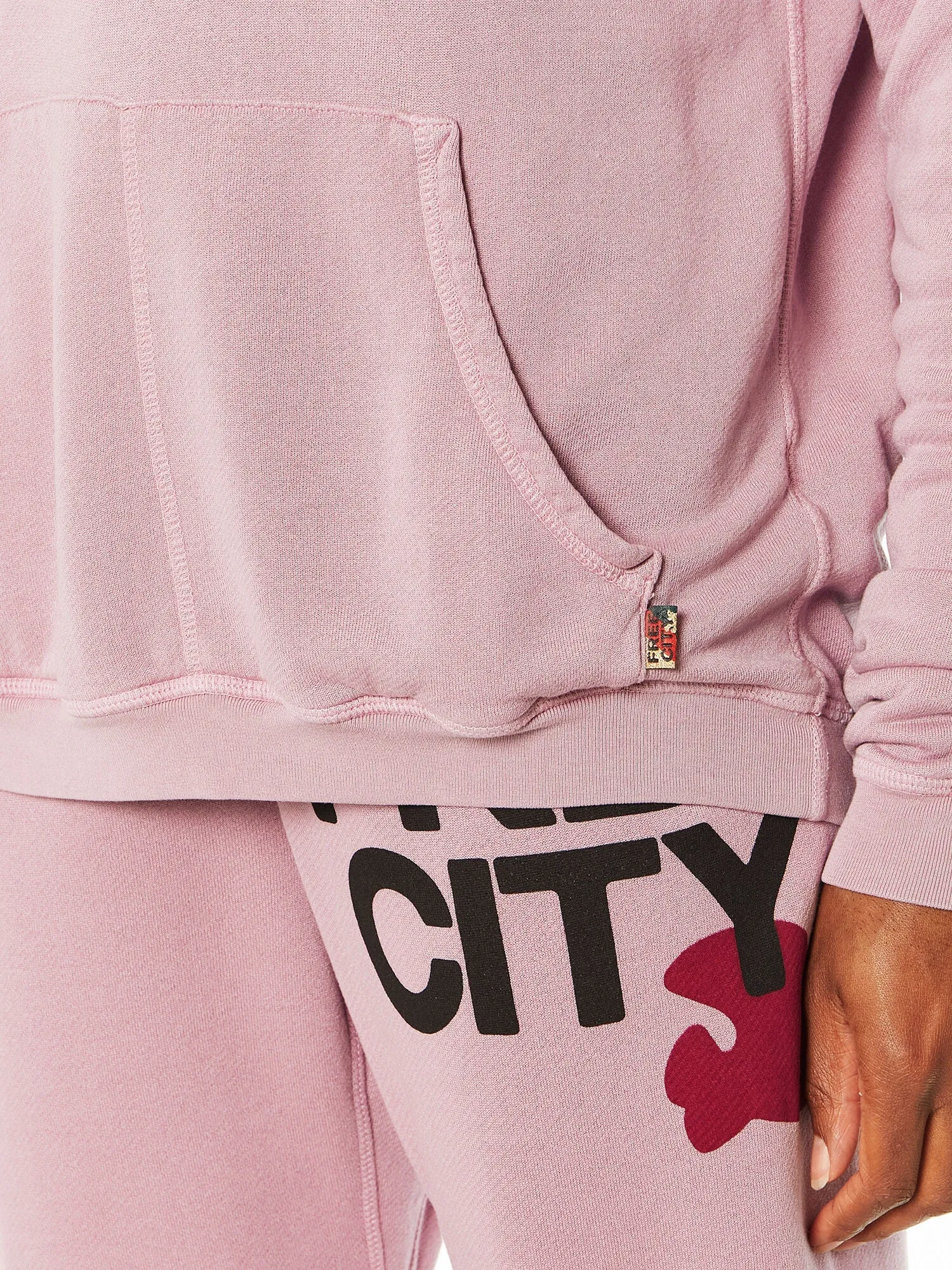 FREECITY | Superfluff Lux pullover Hoodie | Petal