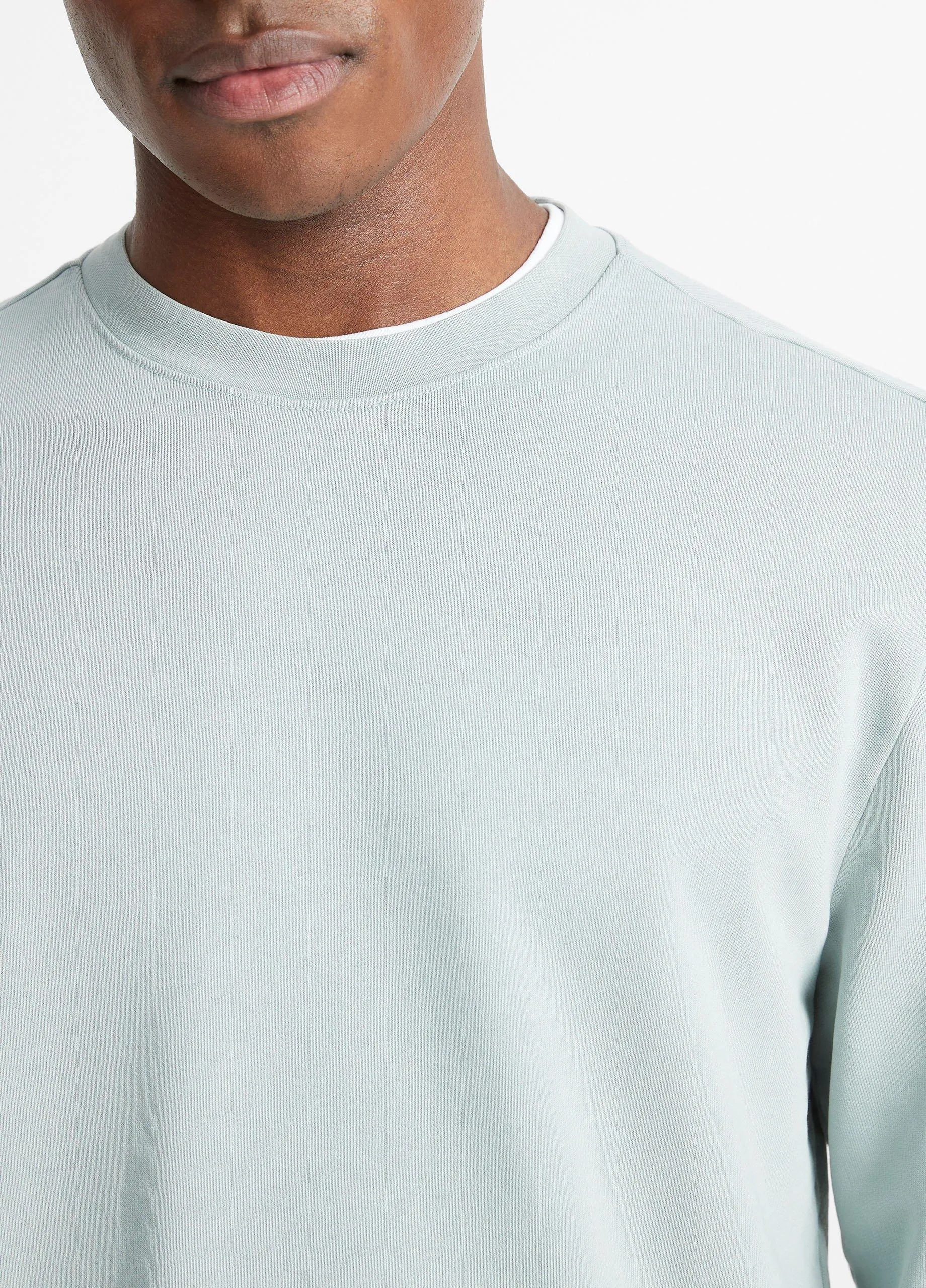 Garment Dye Cotton French Terry Pullover