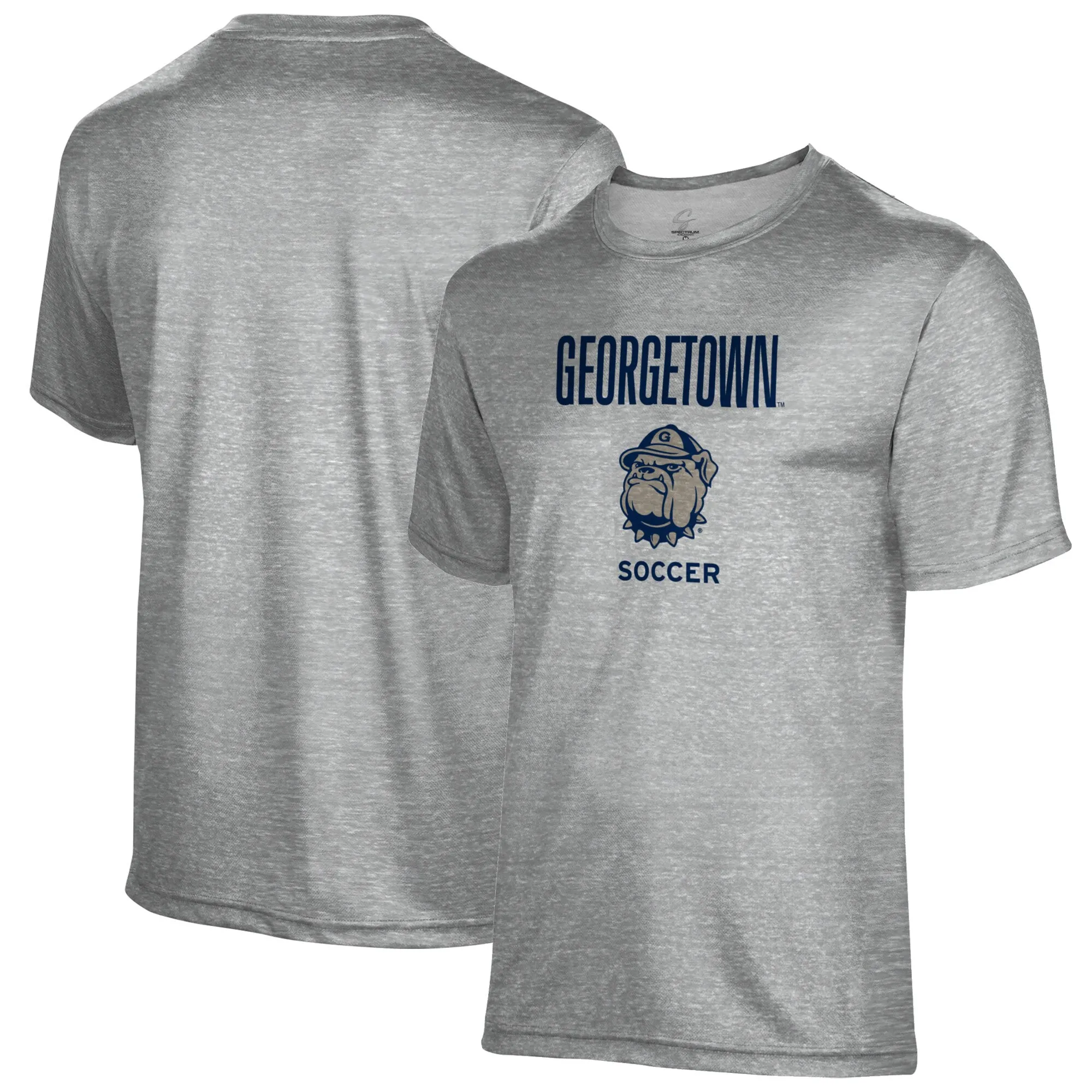 Georgetown Hoyas Gray Soccer Name Drop T-Shirt