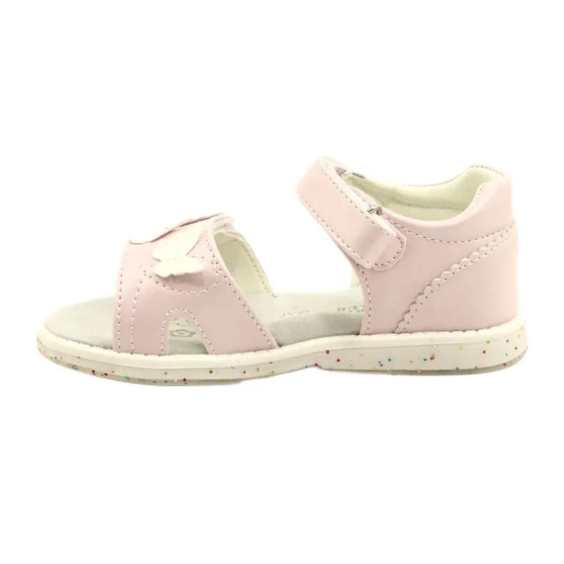 Girls' sandals Butterflies American Club XD58 / 22 pink