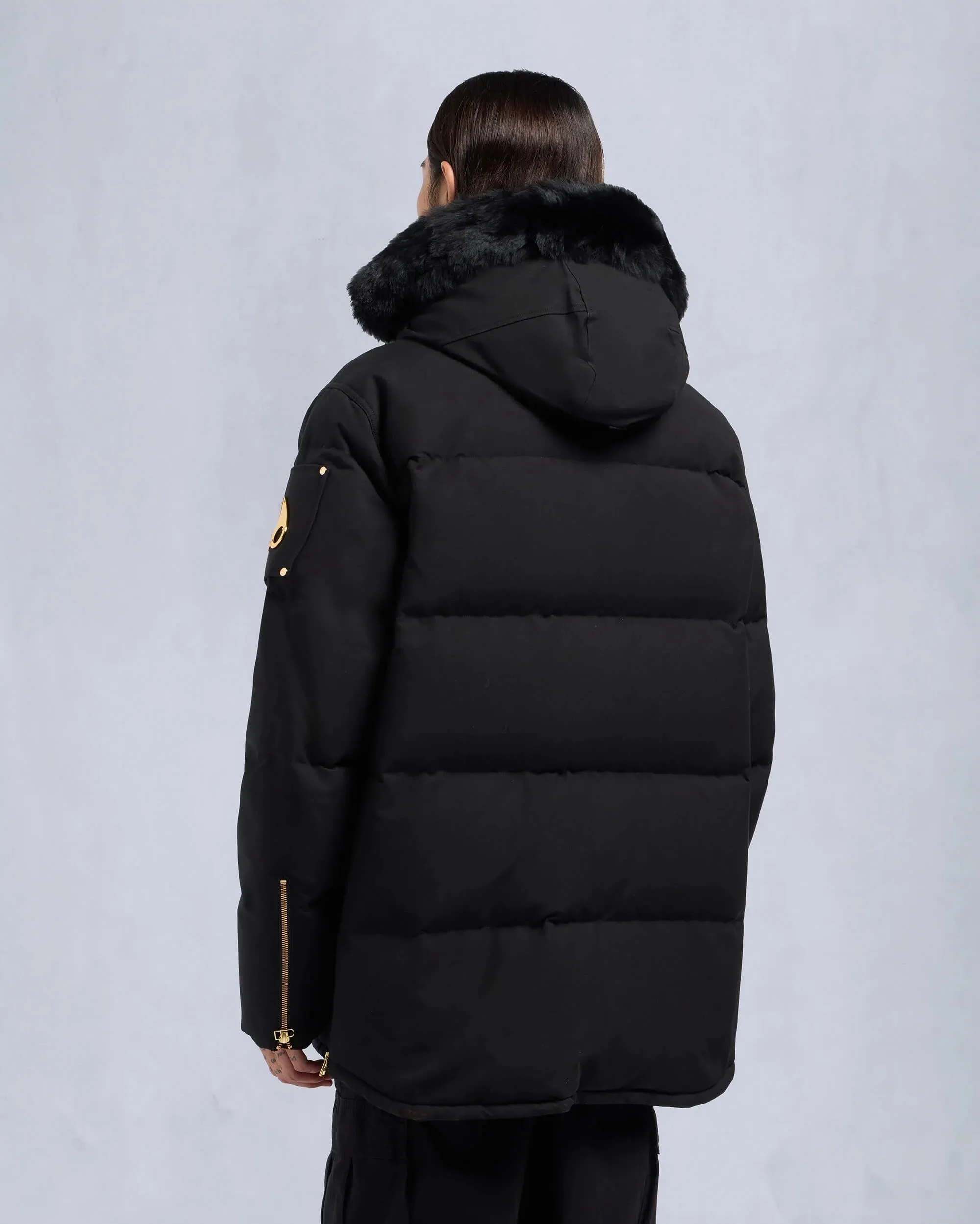 Gold Series Shearling 3Q Jacket Black