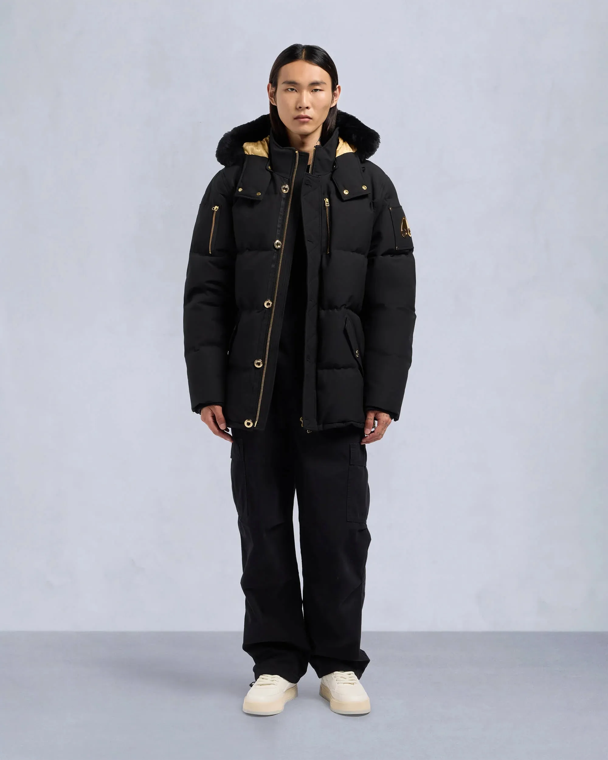 Gold Series Shearling 3Q Jacket Black