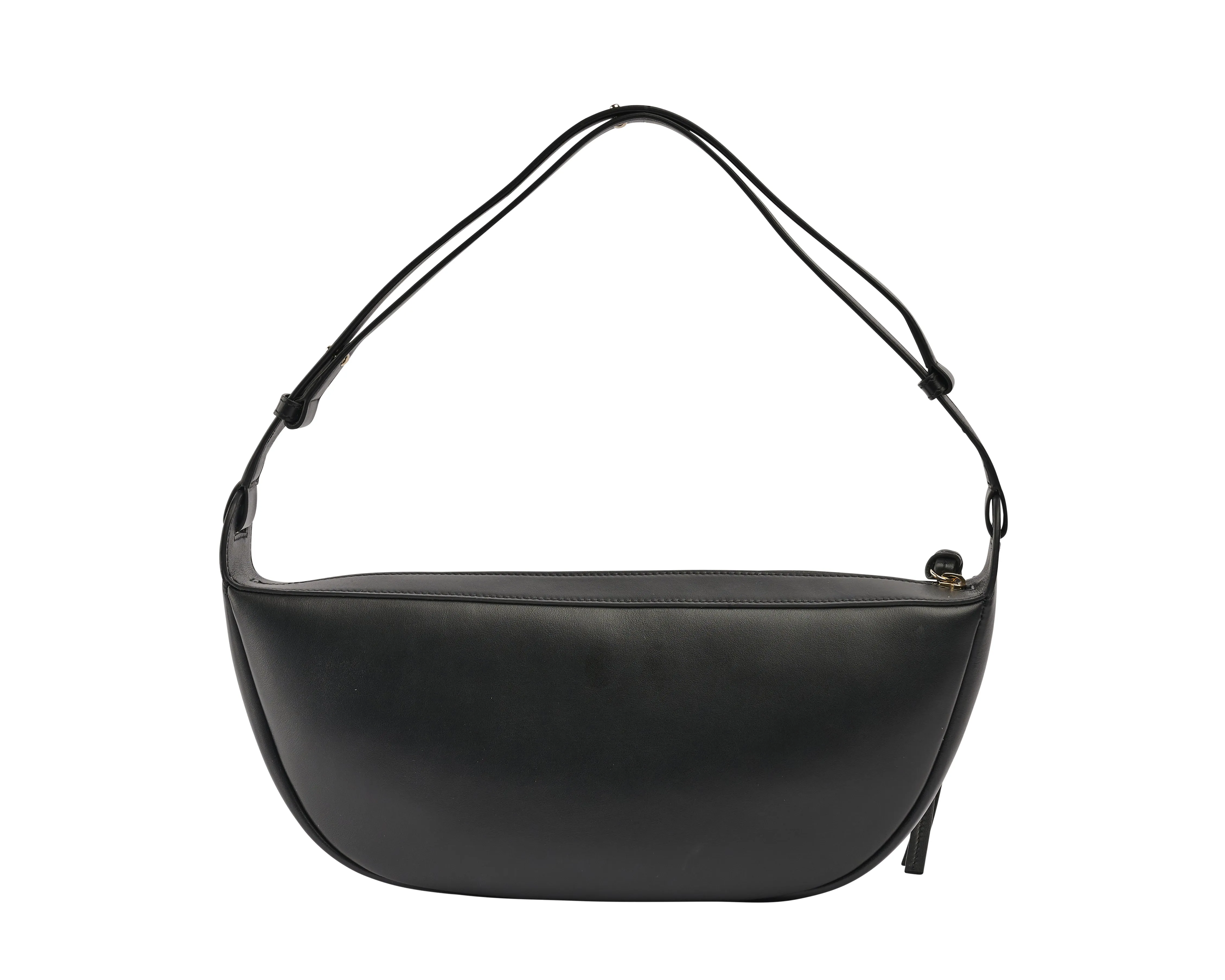 Grace Black Adjustable Baguette Bag