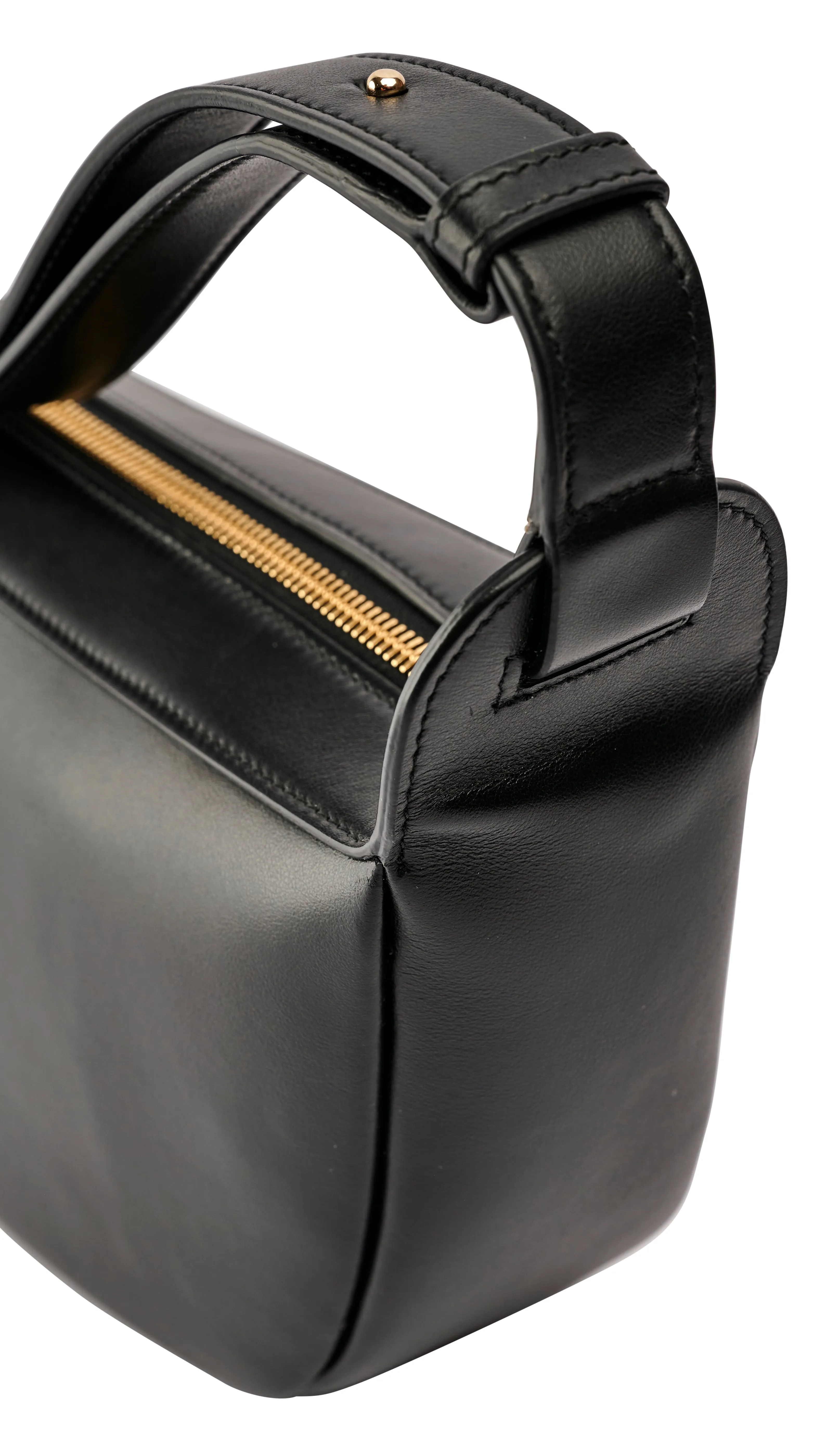 Grace Black Adjustable Baguette Bag