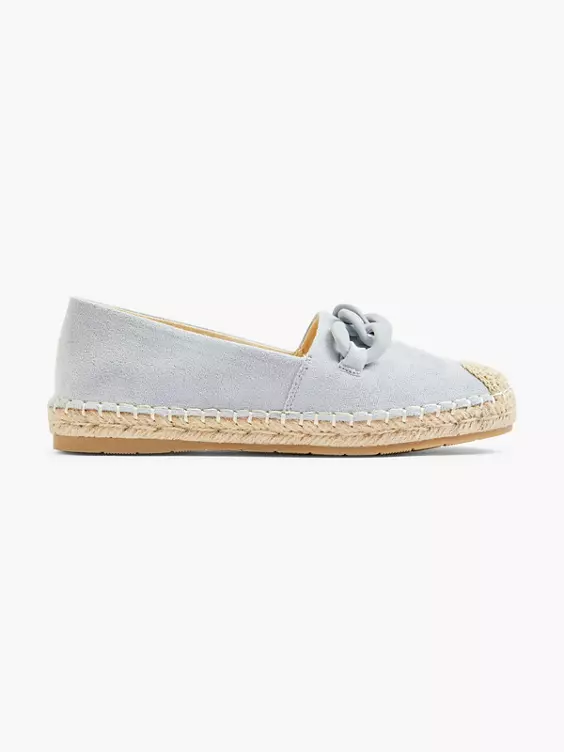 Graceland  Ladies Espadrille With Chain Detail