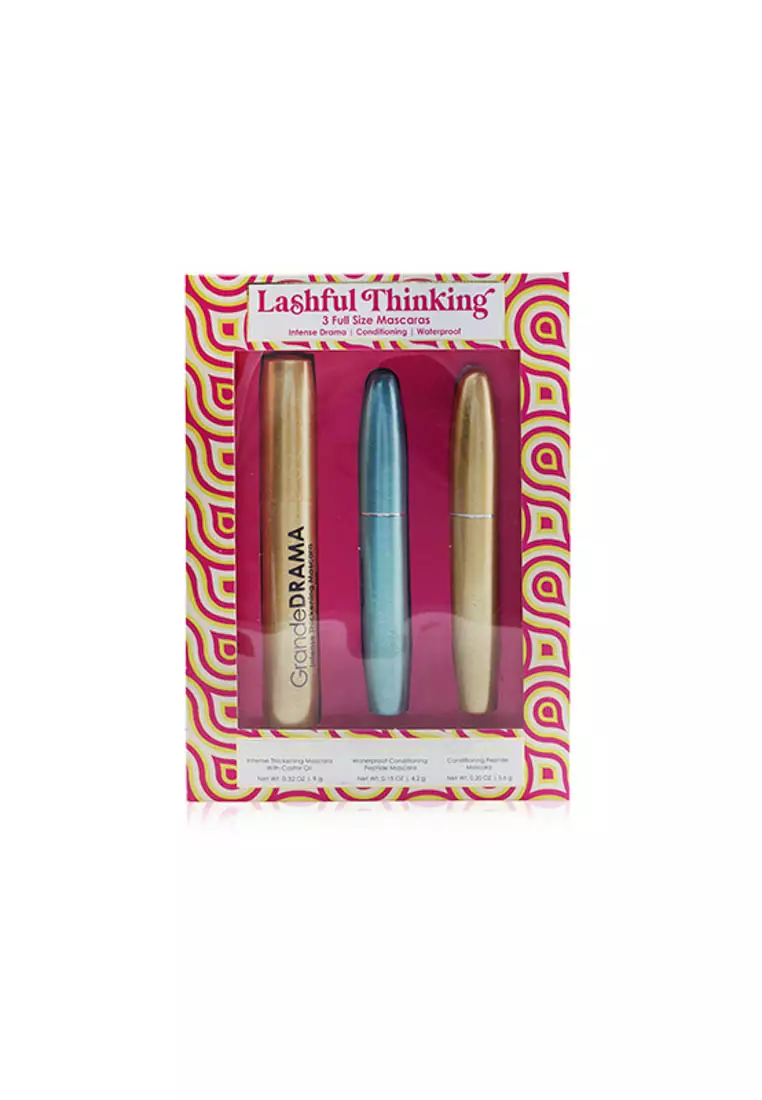 GrandeLash GRANDELASH - Lashful Thinking Set (3x Mascara) 3pcs