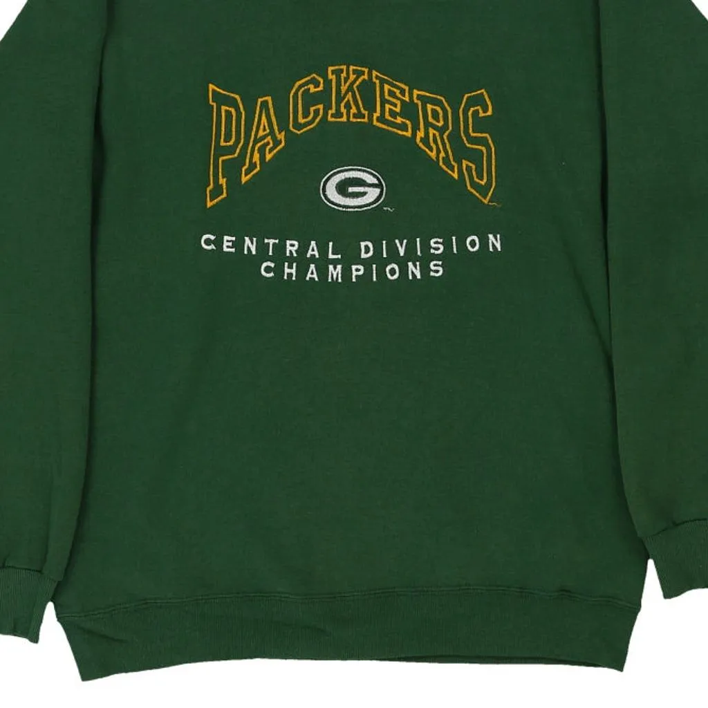 Green Bay Packers Lee NFL Hoodie - Large Green Cotton Blend