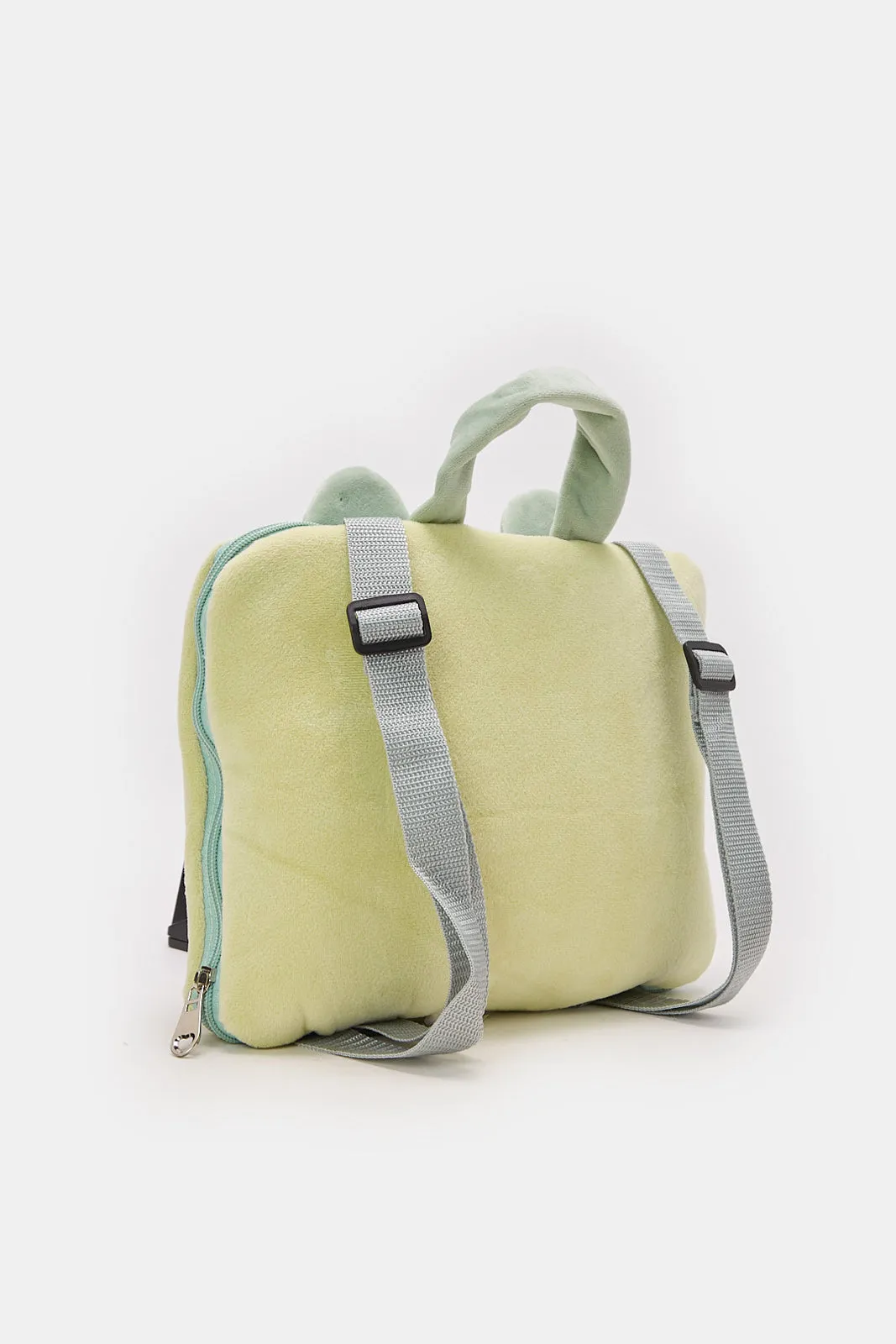 Green Dinosaur Backpack With Blanket