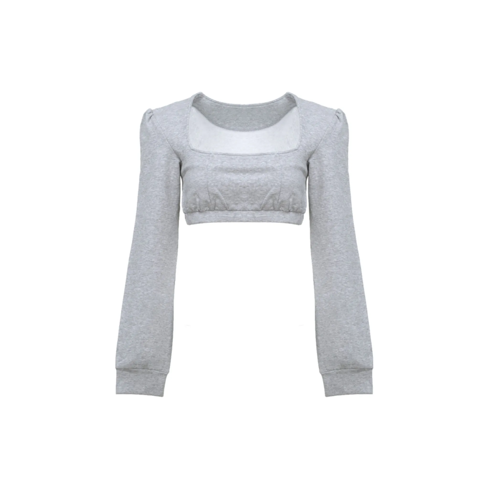 Grey Short Sweatshirt-