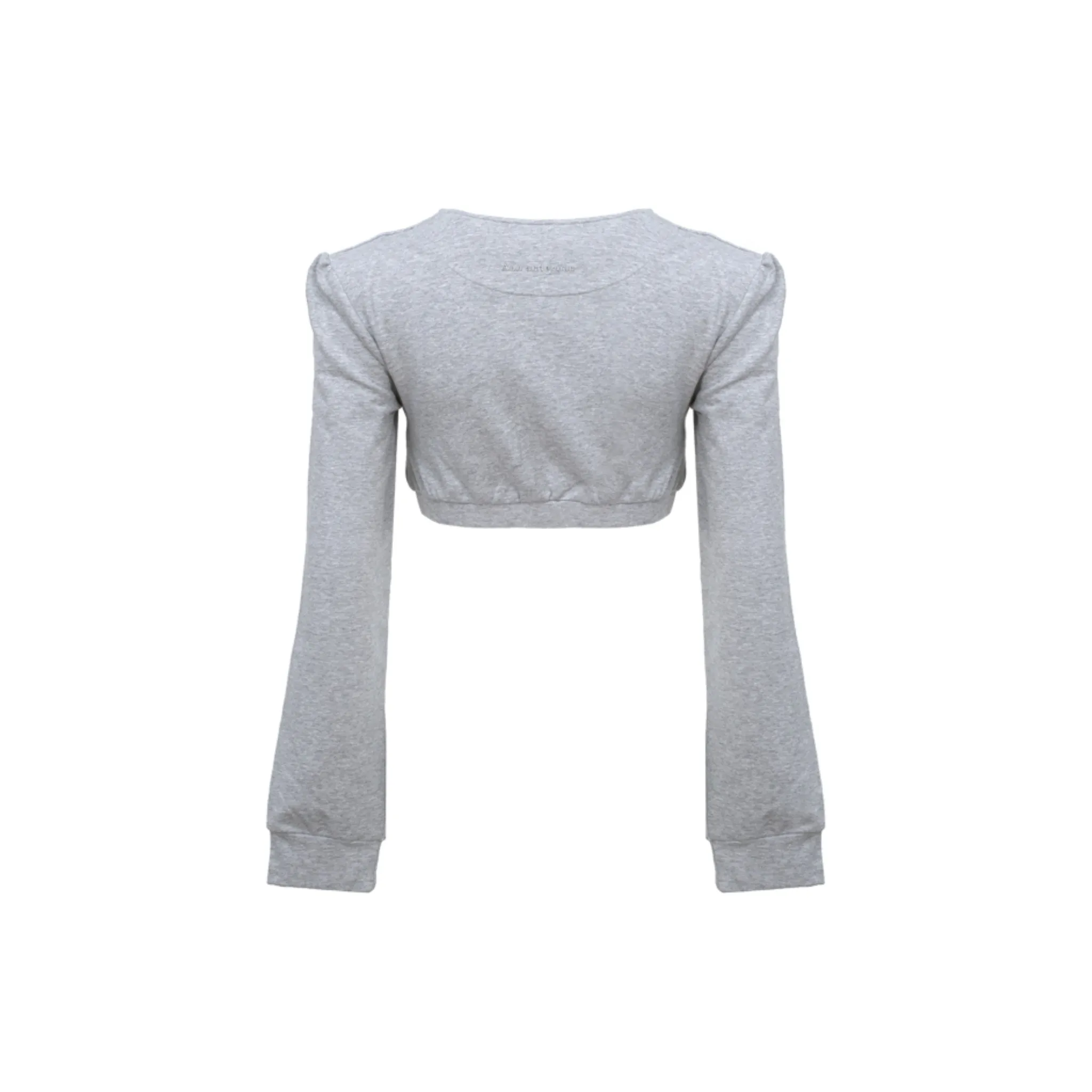 Grey Short Sweatshirt-