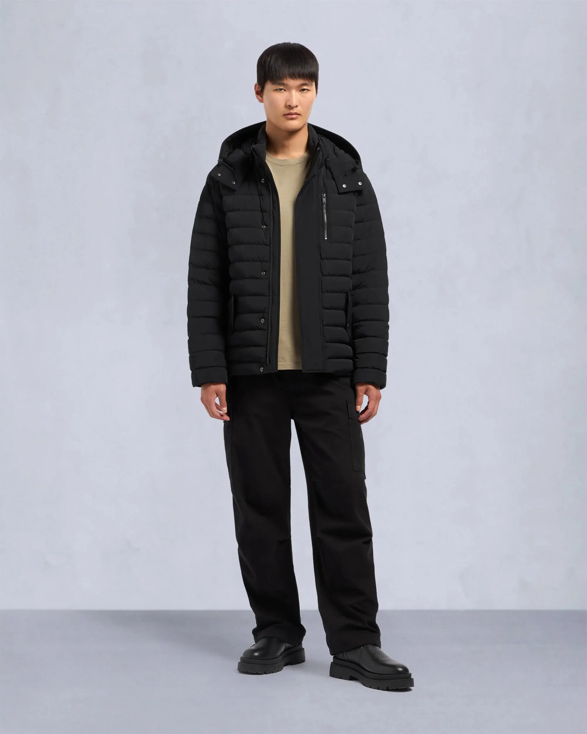 Greystone Down Puffer Jacket Black