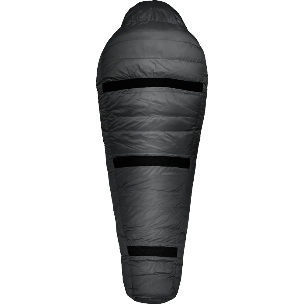 Gr\u00fcezi Bag - Biopod Down Hybrid Ice Extreme 200 Wide Sleeping Bag deep asphalt