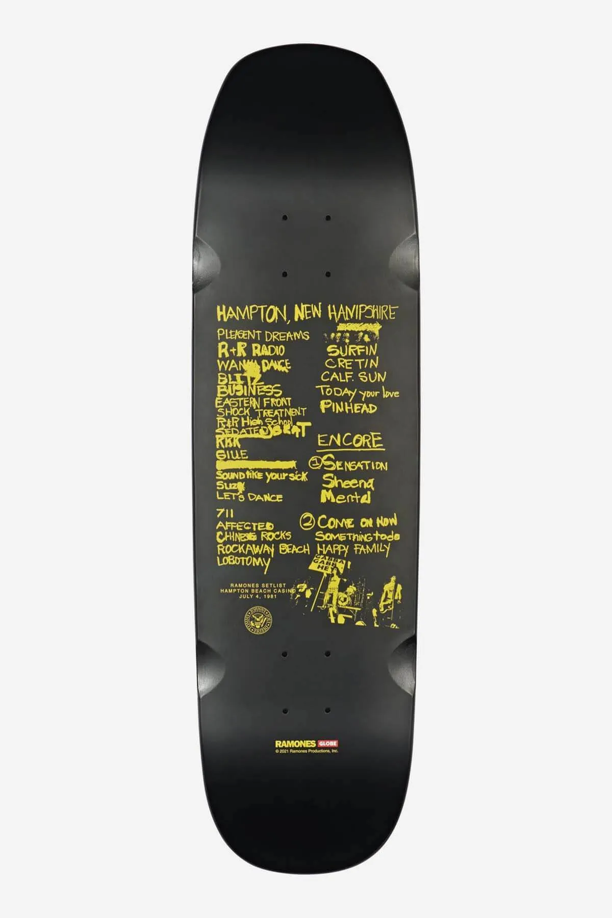 Hammer Deck - Ramones/HeyHo - 8.625 Skateboard Deck