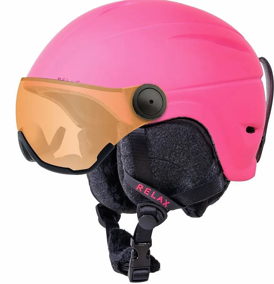 helmet Relax Twister Visor - RH27T/Matte Pink - girl´s